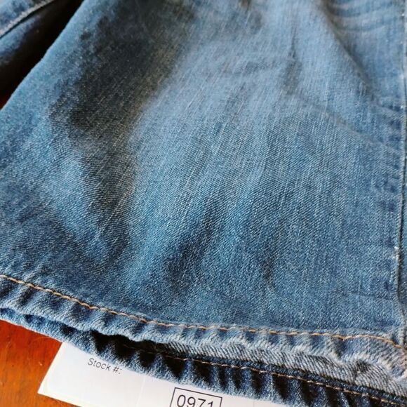 PLACE Blue Denim Shorts - Size: 14      (0971) - Picture 4 of 4